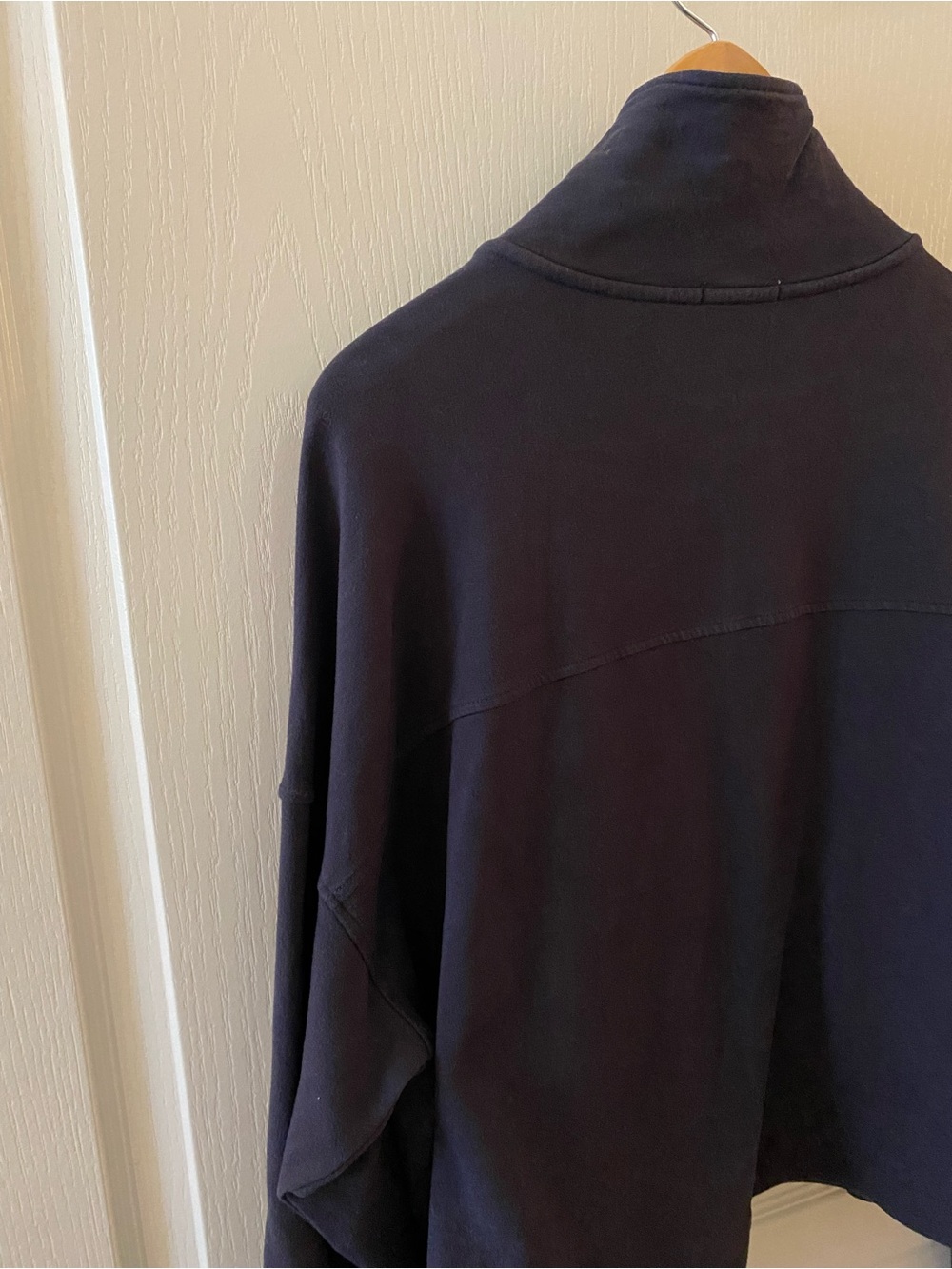 FLX Women’s Cropped Square Fit 1/2 Zip Mockneck Sweatshirt - 2X - Picture 7 of 13